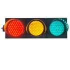 LED Red and Green Traffic Road Signal Polycarbonate Material IP65 24 Hrs Usage